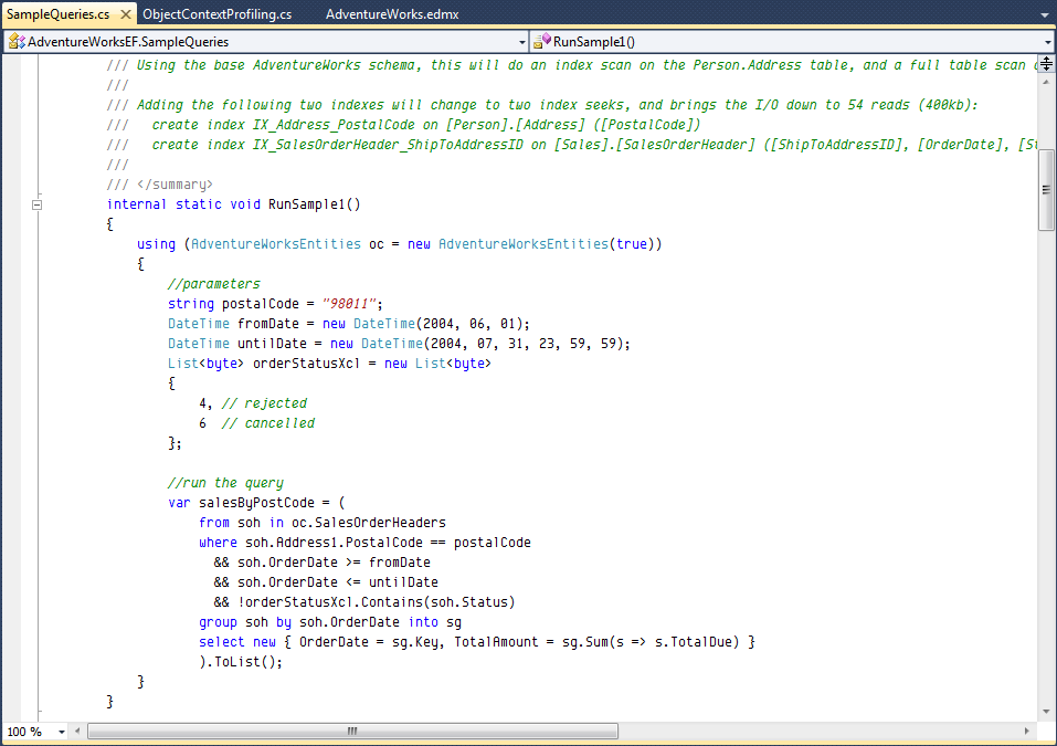 Visual Studio Code Samples